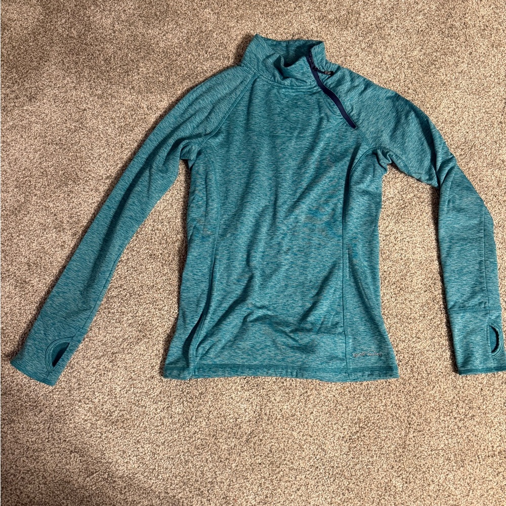 Eddie Bauer Teal Long Sleeve Top